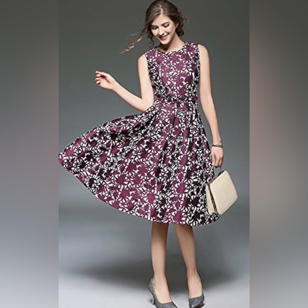 💟 Showstopper Belted Cocktail Dress Size 12